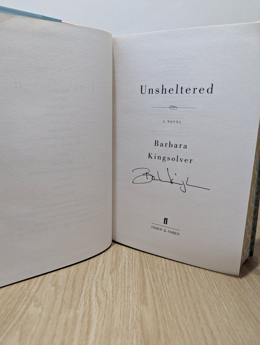 Unsheltered by Barbara Kingsolver (Signed First Edition with sprayed edges) - Fialta Books