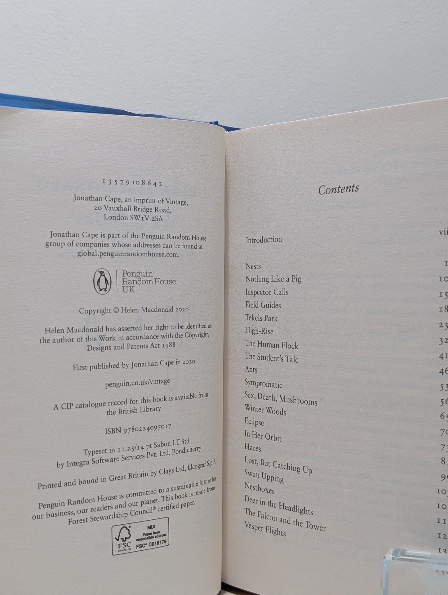 Vesper Flights: new and collected essays by Helen Macdonald (Signed First Edition) - Fialta Books