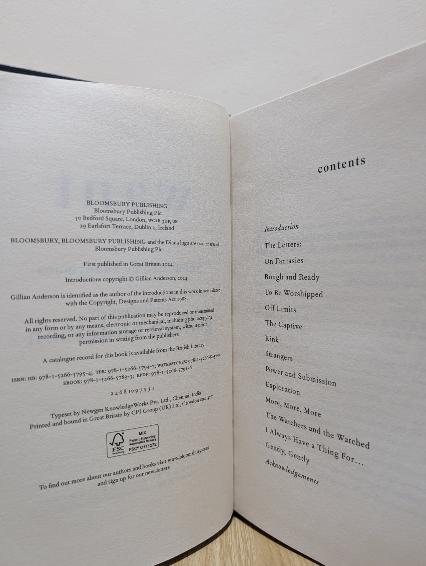 Want: Sexual Fantasies by Anonymous by Gillian Anderson (Signed First Edition) - Fialta Books