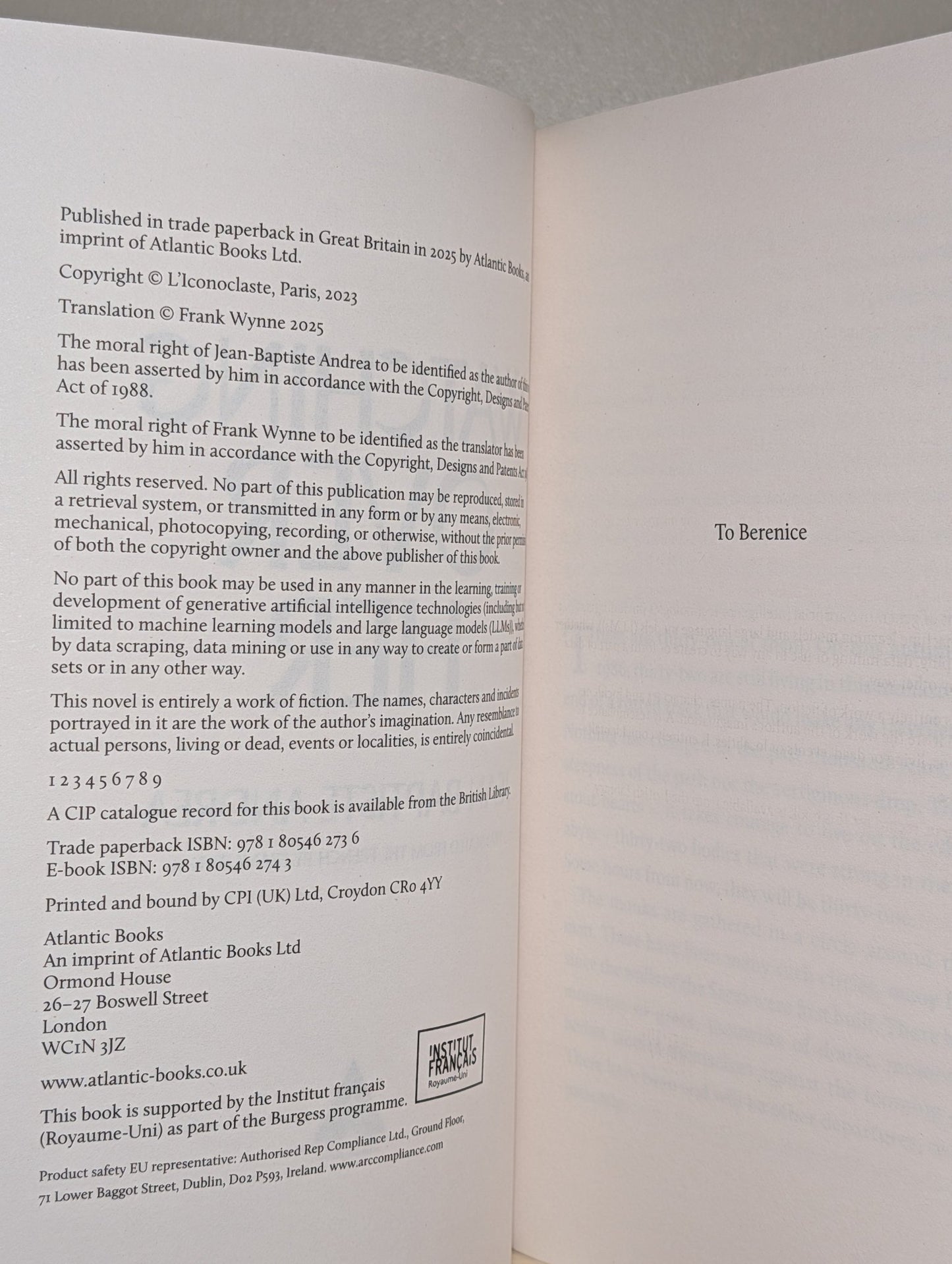Watching Over Her by Jean - Baptiste Andrea (Signed First Edition) - Fialta Books