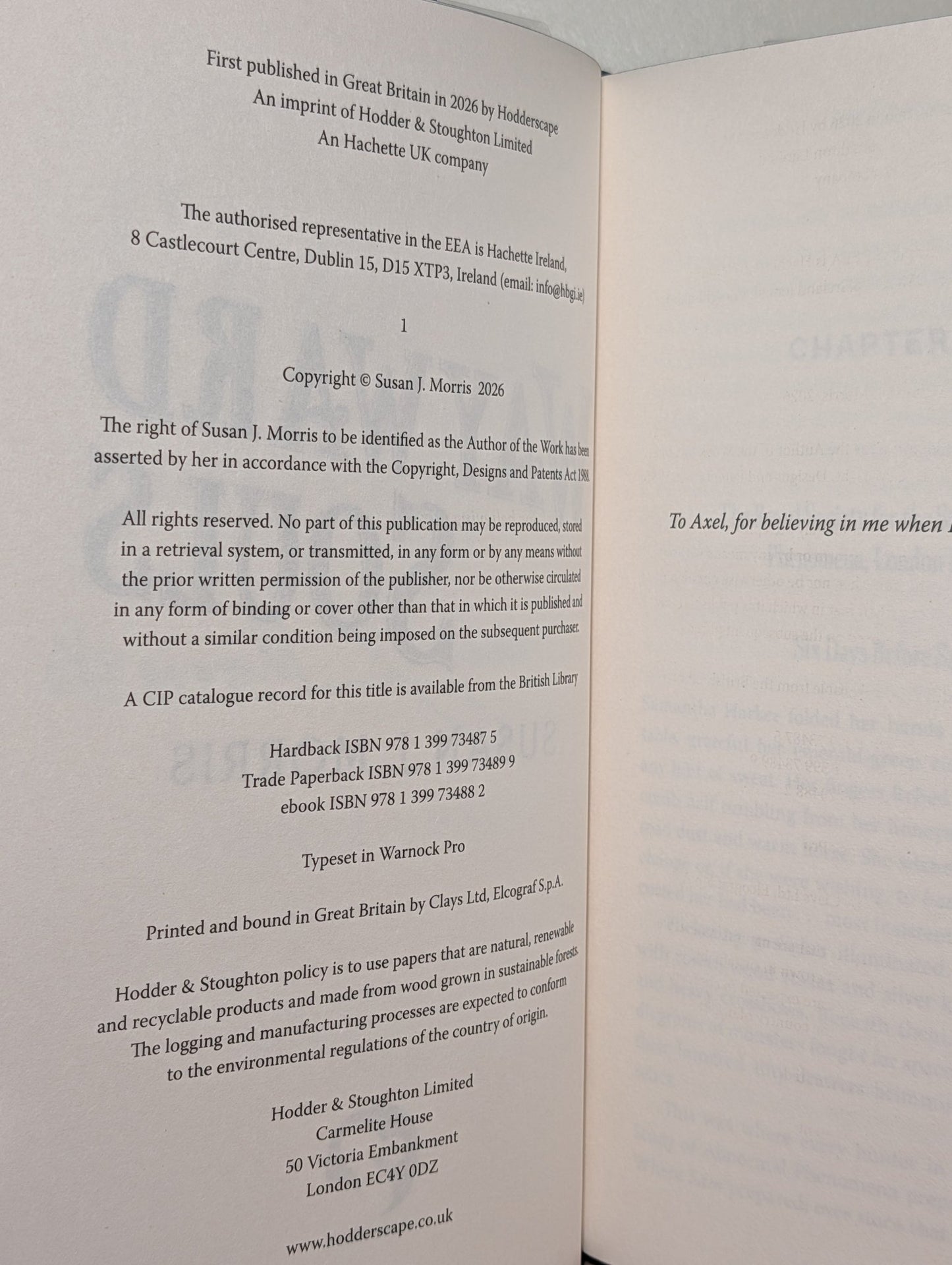 Wayward Souls by Susan J. Morris (Signed First Edition with sprayed edges) - Fialta Books