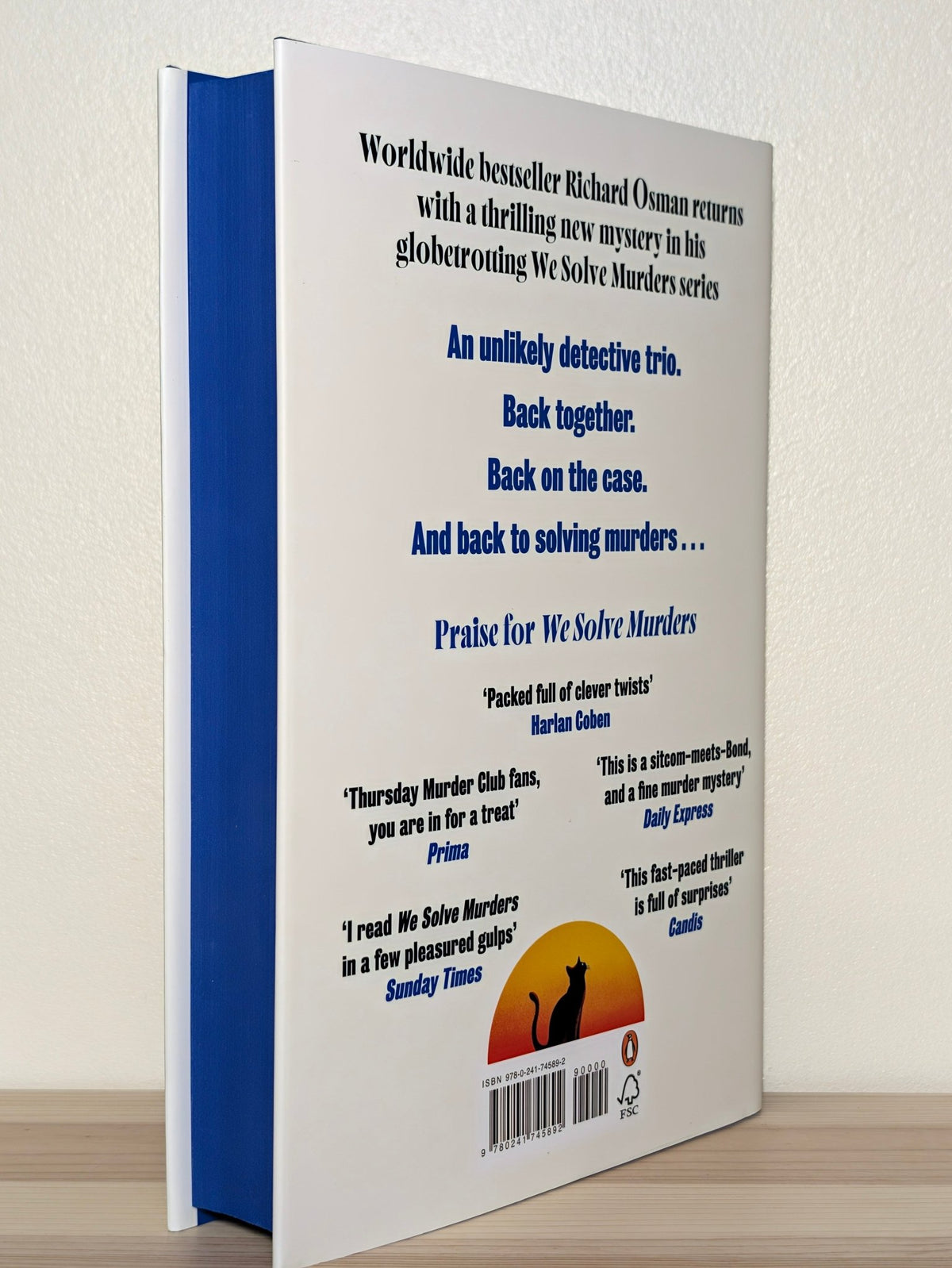 We Chase Shadows by Richard Osman (Signed First Edition with sprayed edges) - Fialta Books