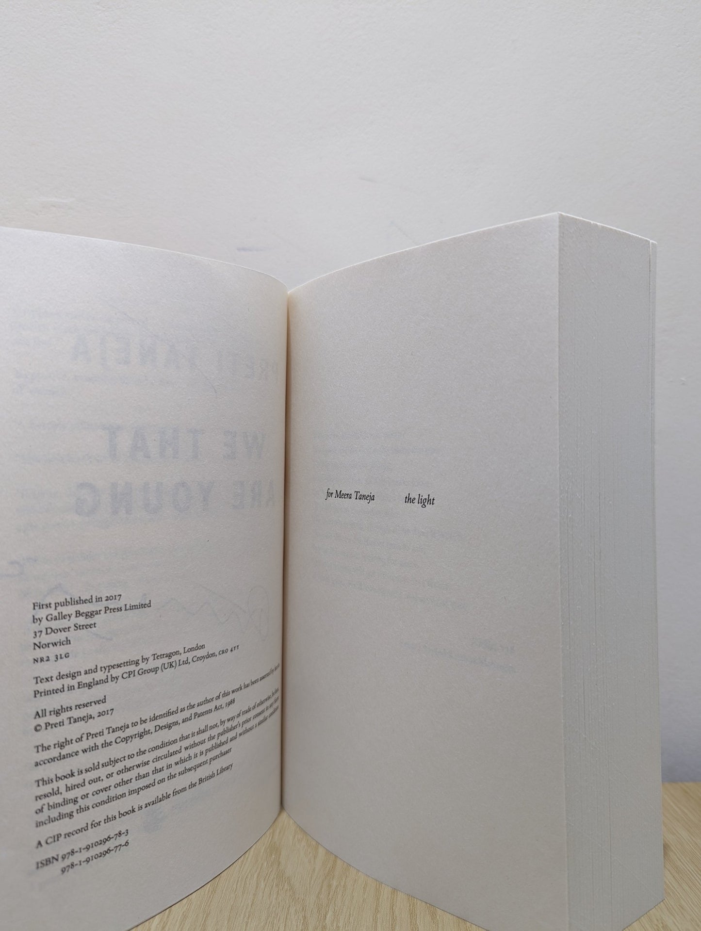 We That Are Young by Preti Taneja (Signed) - Fialta Books