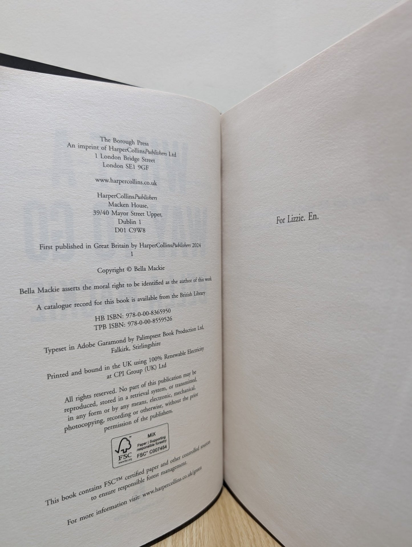 What A Way To Go by Bella Mackie (Signed First Edition) - Fialta Books