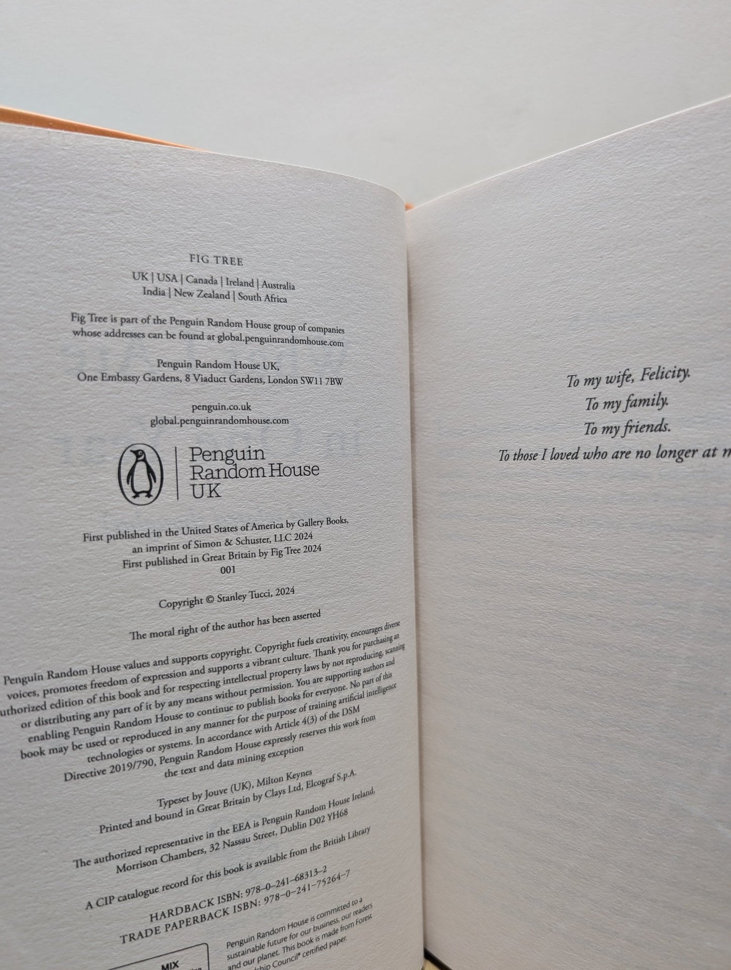 What I Ate in One Year by Stanley Tucci (Signed) - Fialta Books