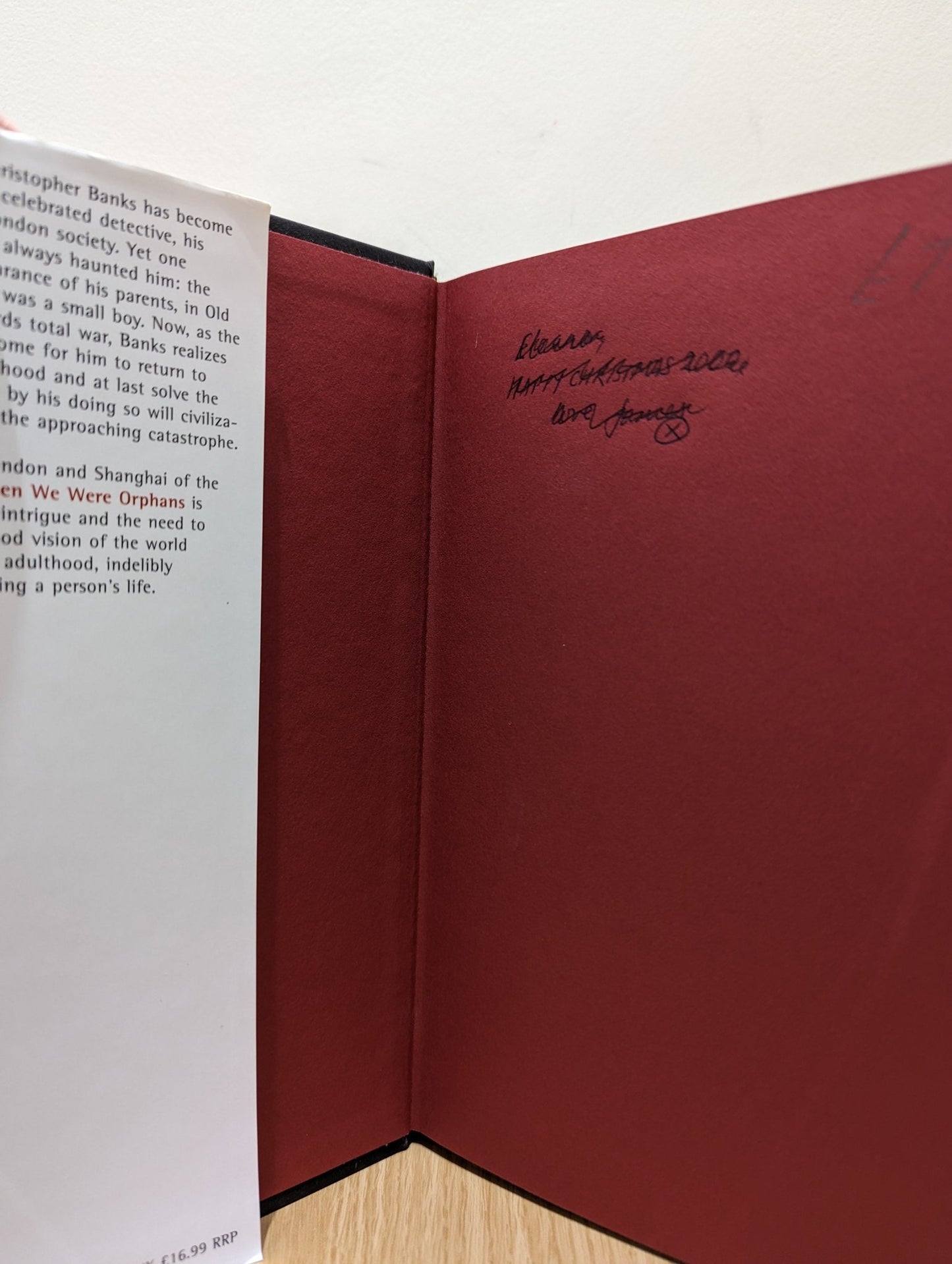 When We Were Orphans by Kazuo Ishiguro (First Edition) - Fialta Books