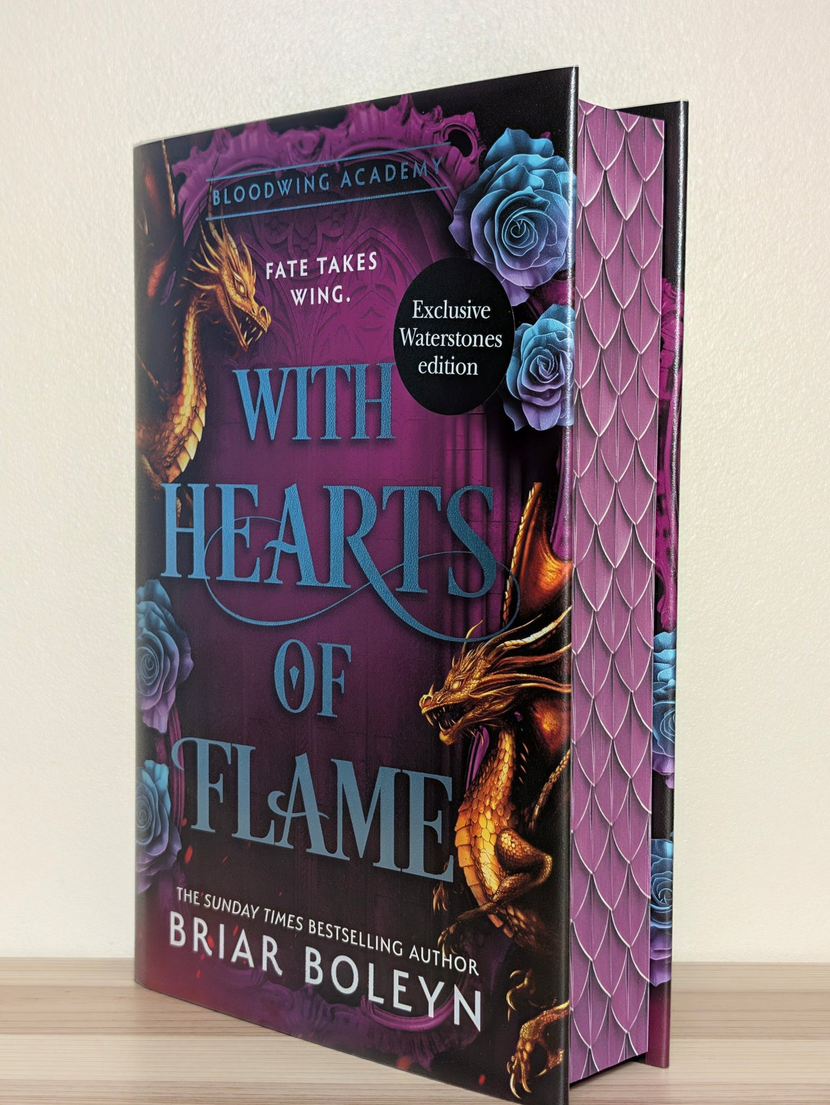 With Hearts of Flame by Briar Boleyn (First Edition with sprayed edges) - Fialta Books