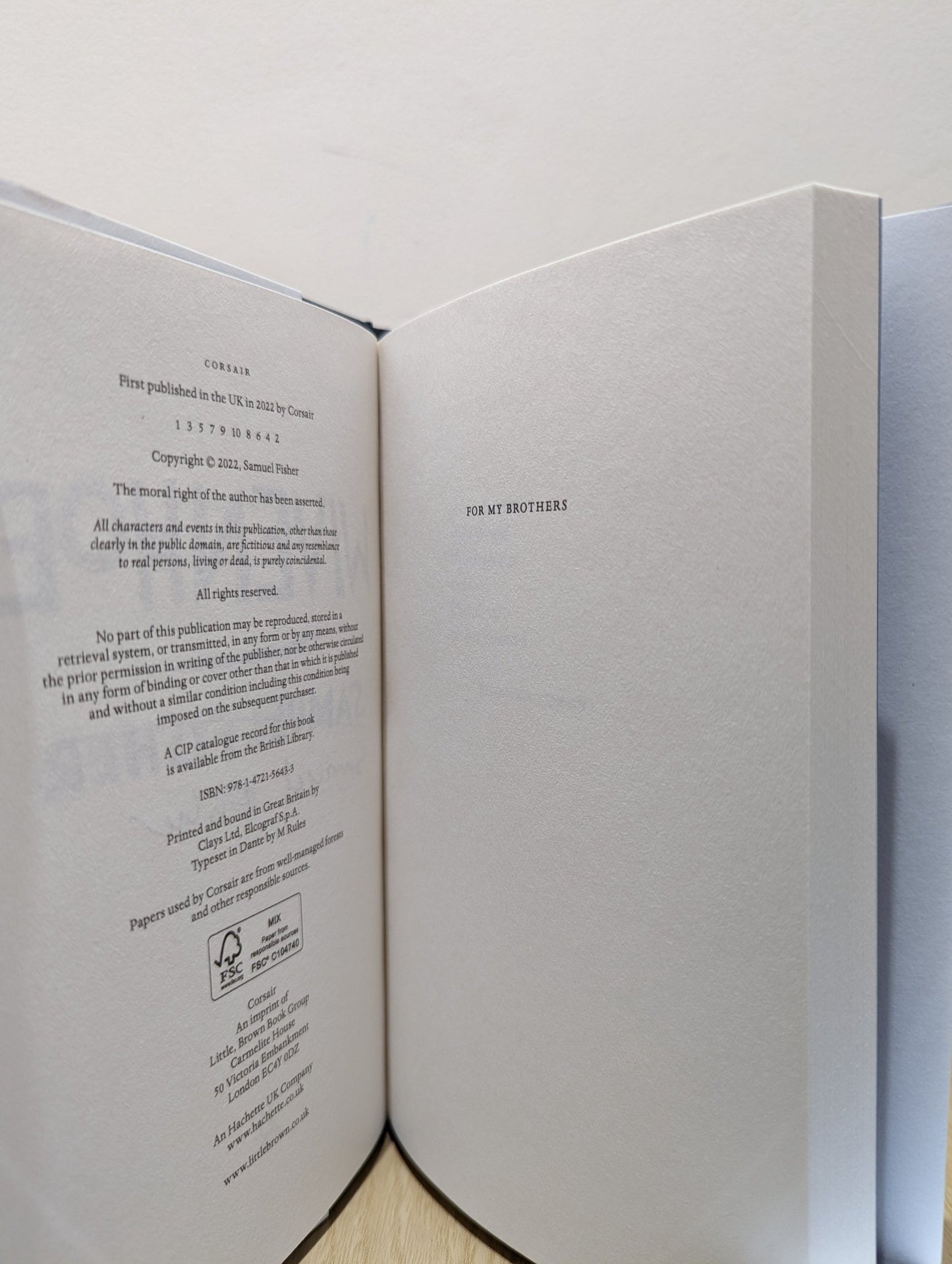 Wivenhoe by Samuel Fisher (Signed First Edition) - Fialta Books