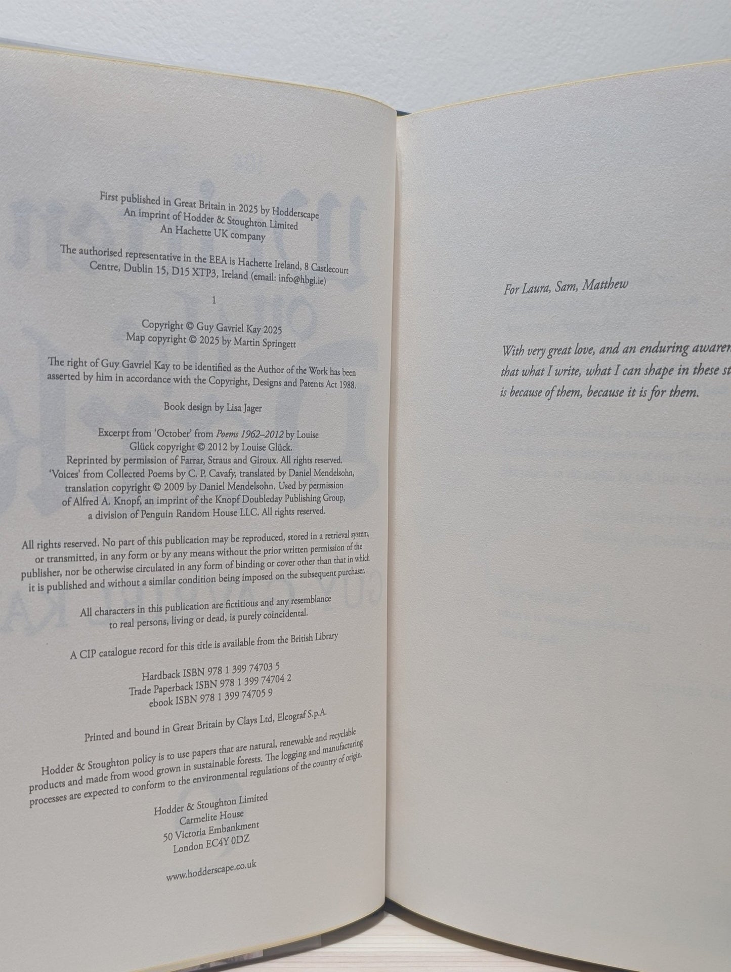 Written on the Dark by Guy Gavriel Kay (Signed Numbered First Edition with sprayed edges) - Fialta Books