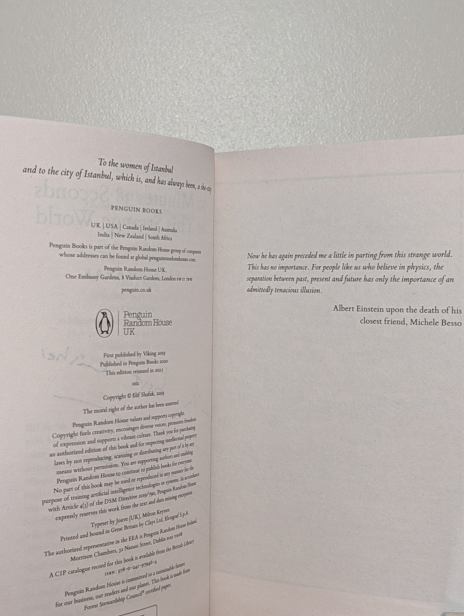 10 Minutes 38 Seconds in this Strange World by Shafak Elif (Signed) - Fialta Books