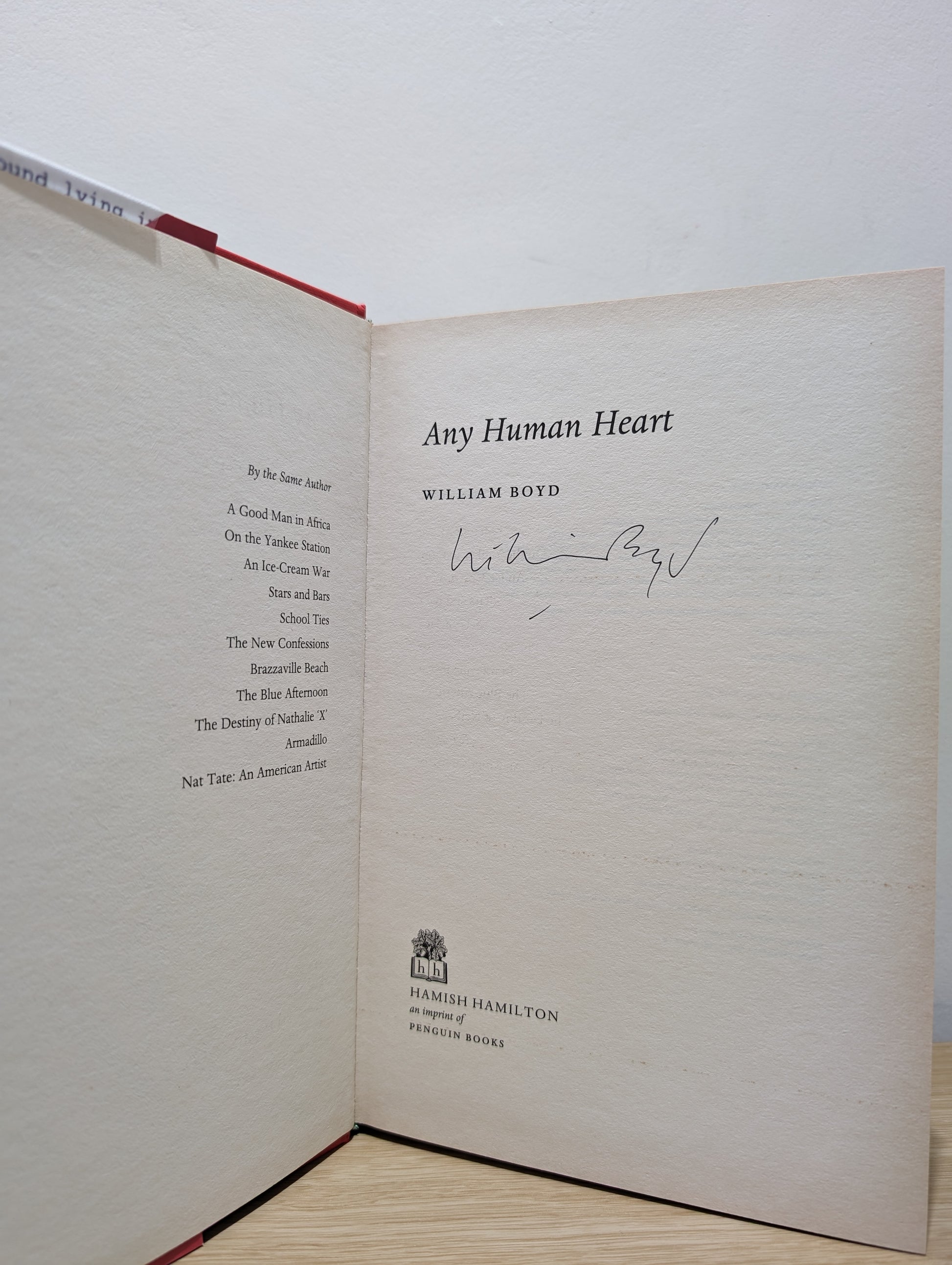 Any human heart (Signed First Edition)