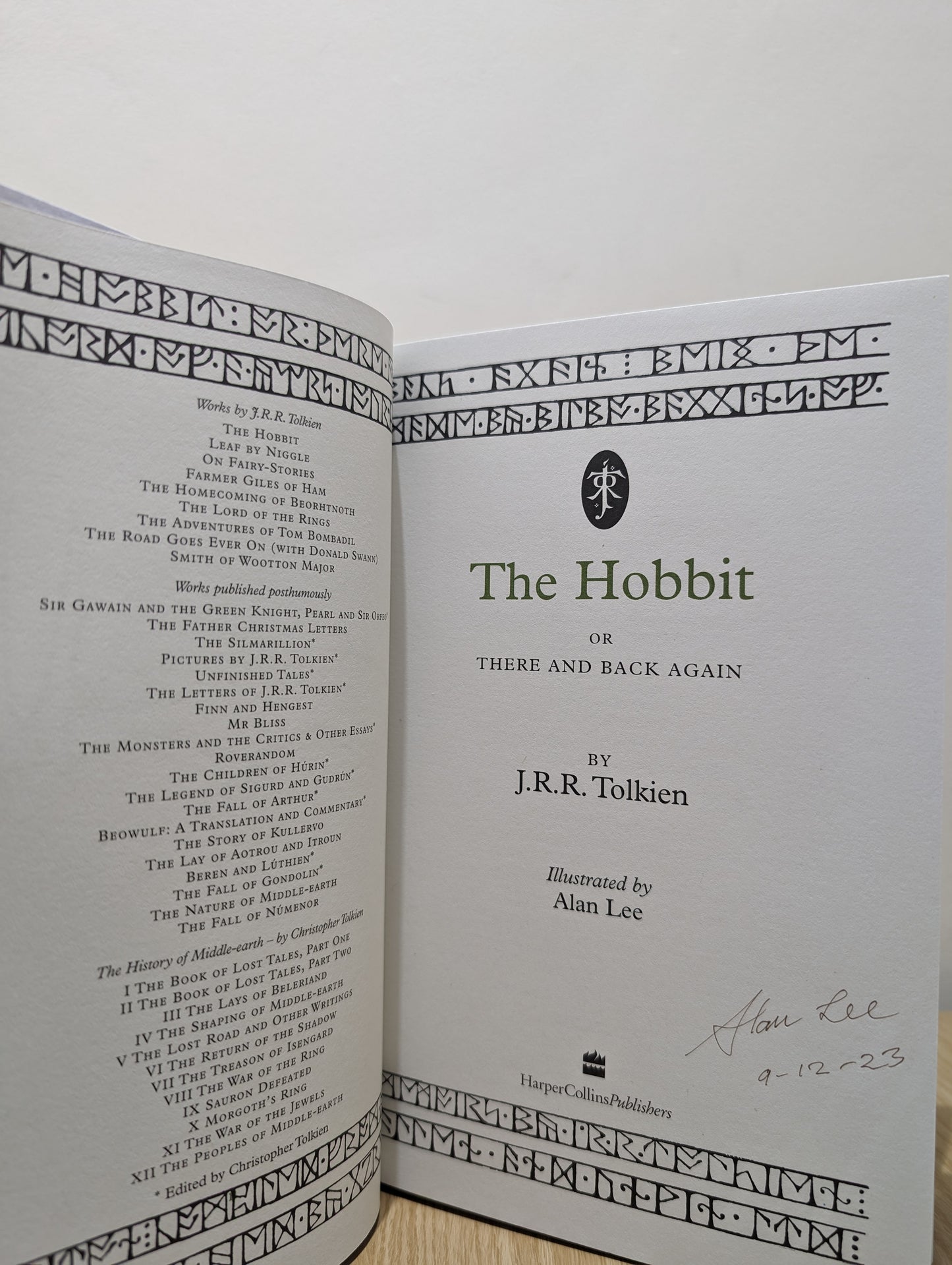 The Hobbit & The Lord Of The Rings Boxed Set (Signed Dated by Illustrator)