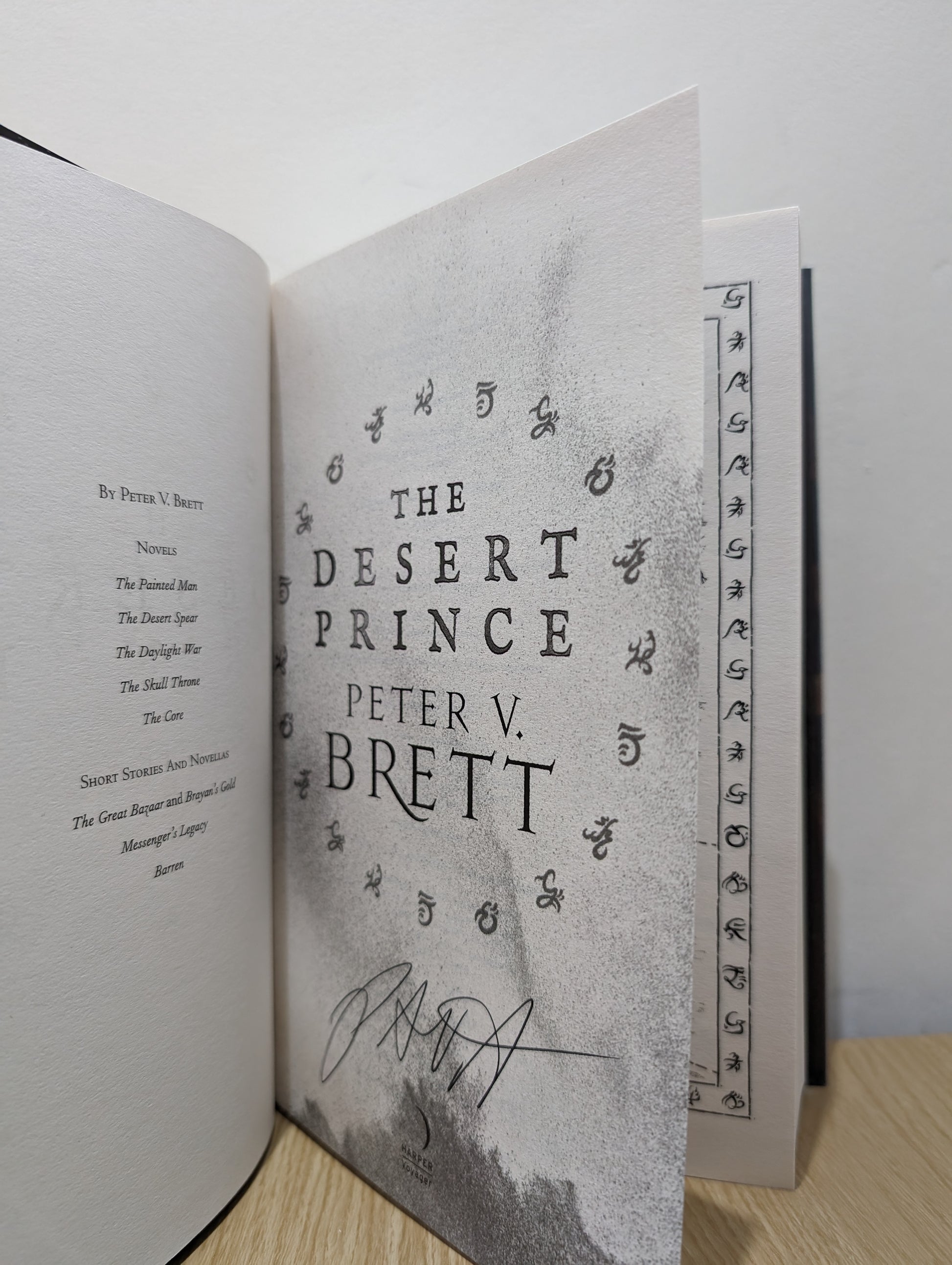 Nightfall Saga 1-2: The Desert Prince; The Hidden Queen (Signed First Edition)