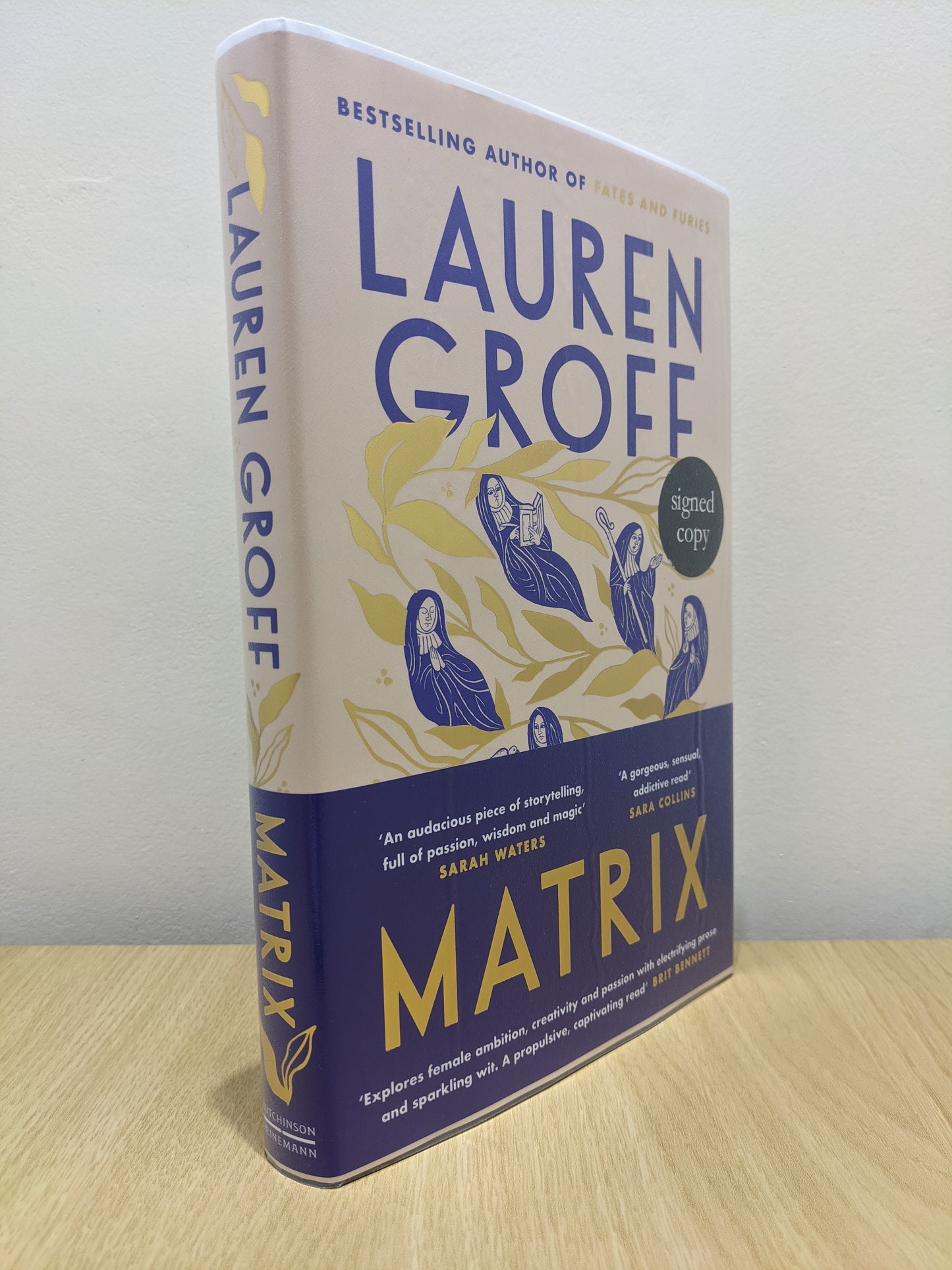 Matrix: A Novel (Signed First Edition)