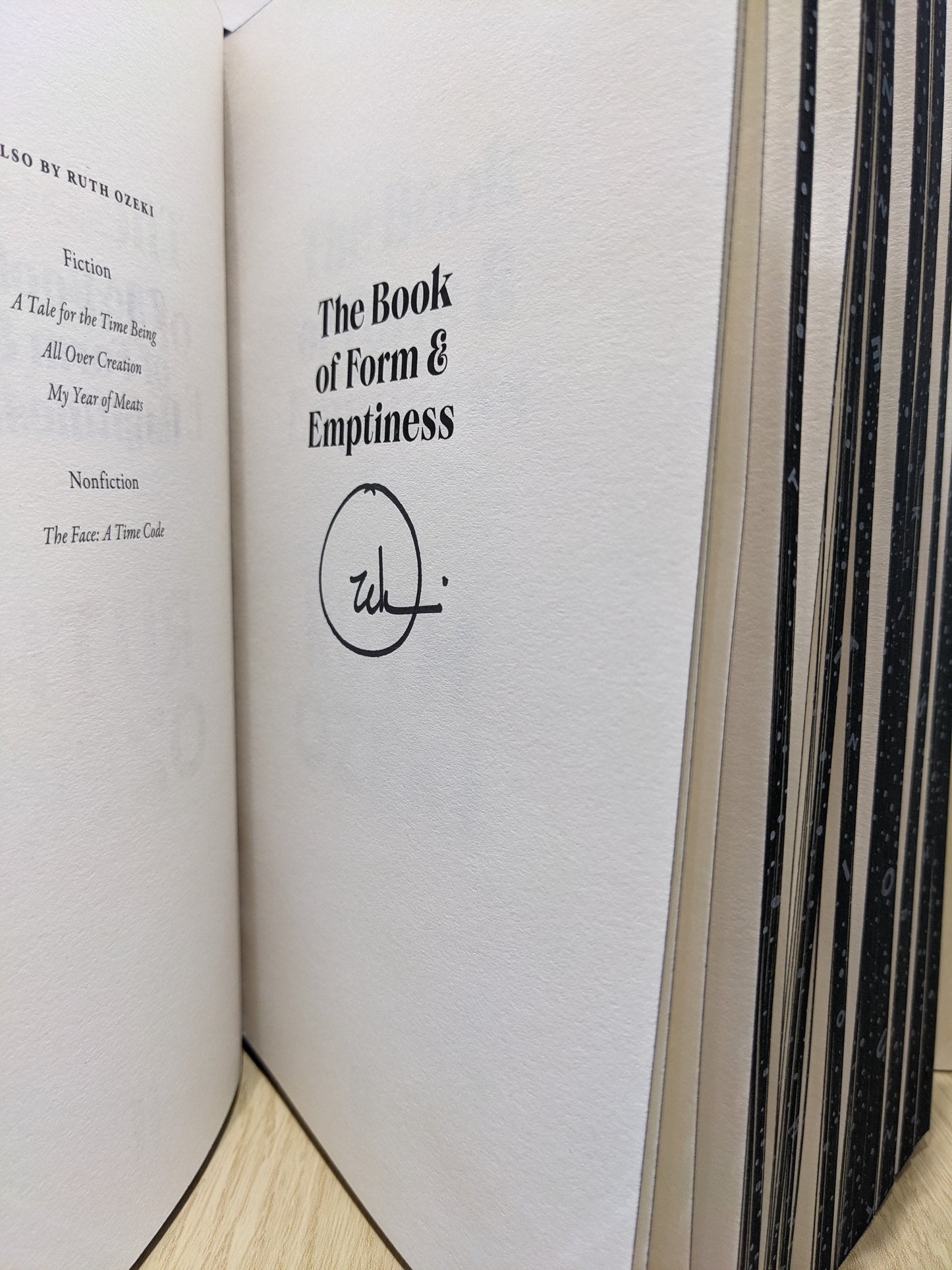 The Book of Form and Emptiness (Signed First Edition with sprayed edge)