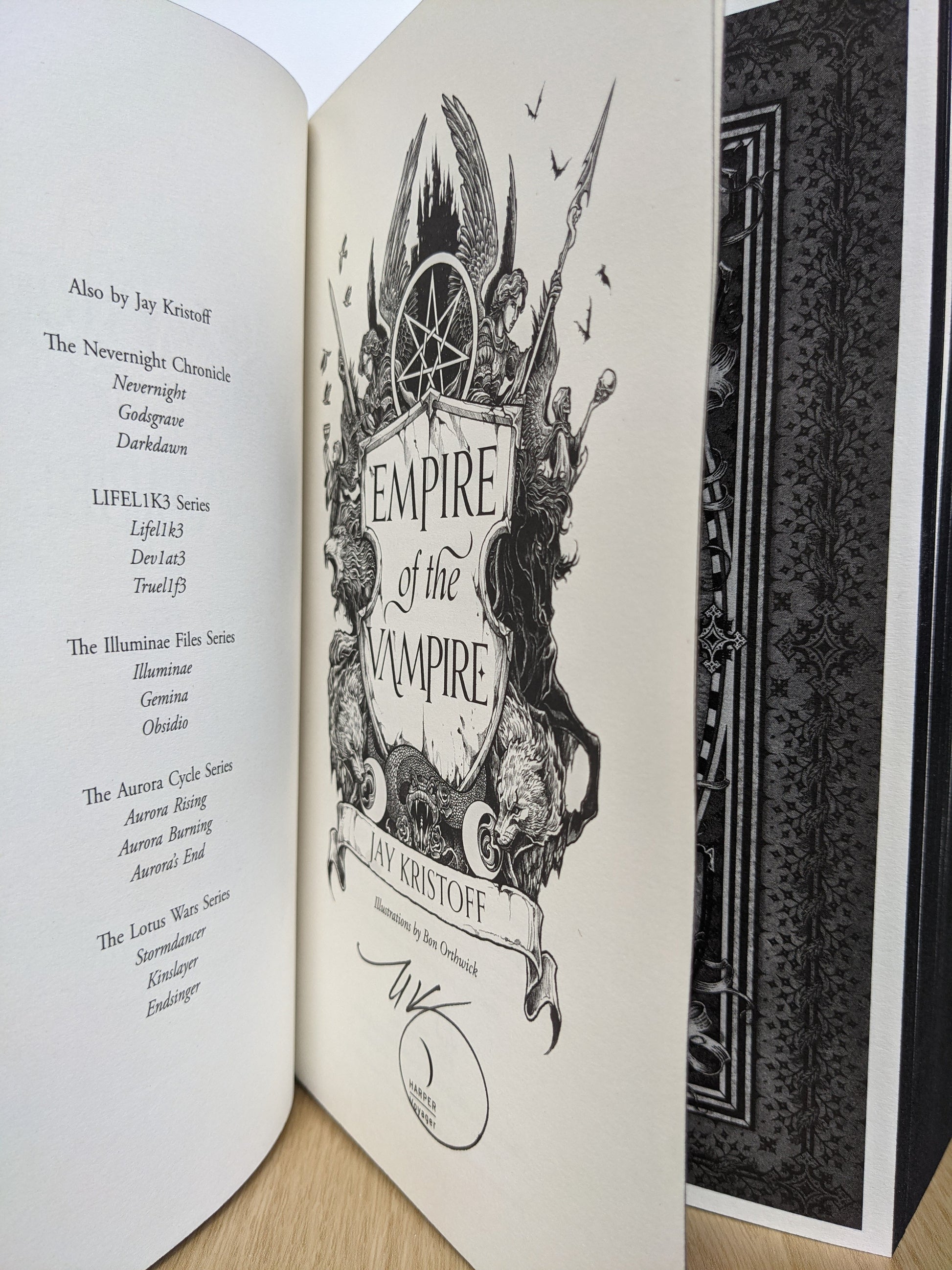 Empire of the Vampire (Signed First Edition with sprayed edges)