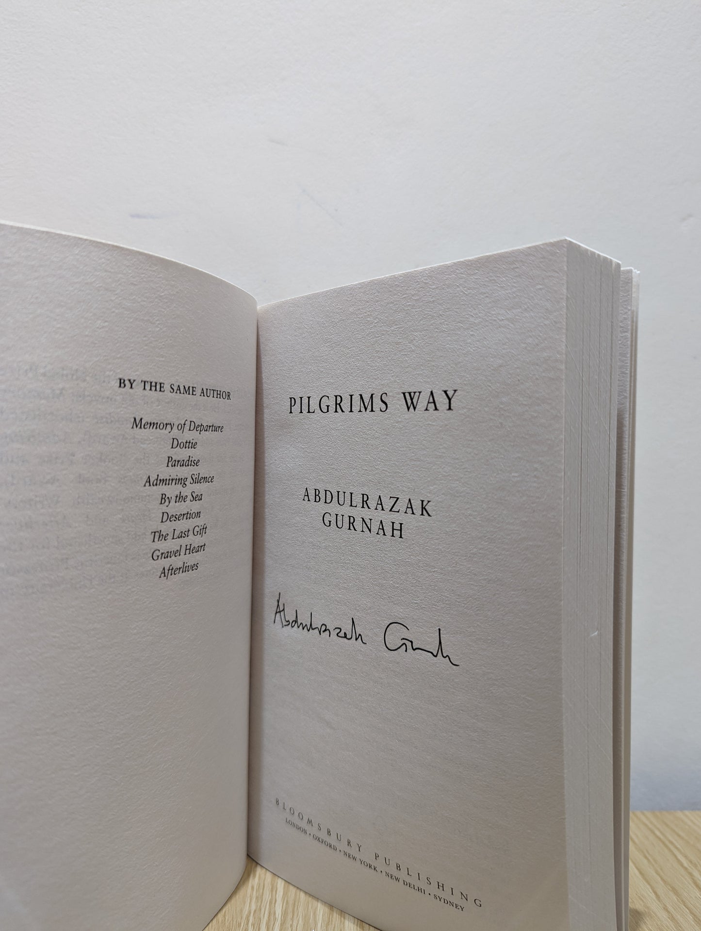 Pilgrims Way (Signed to Title Page)