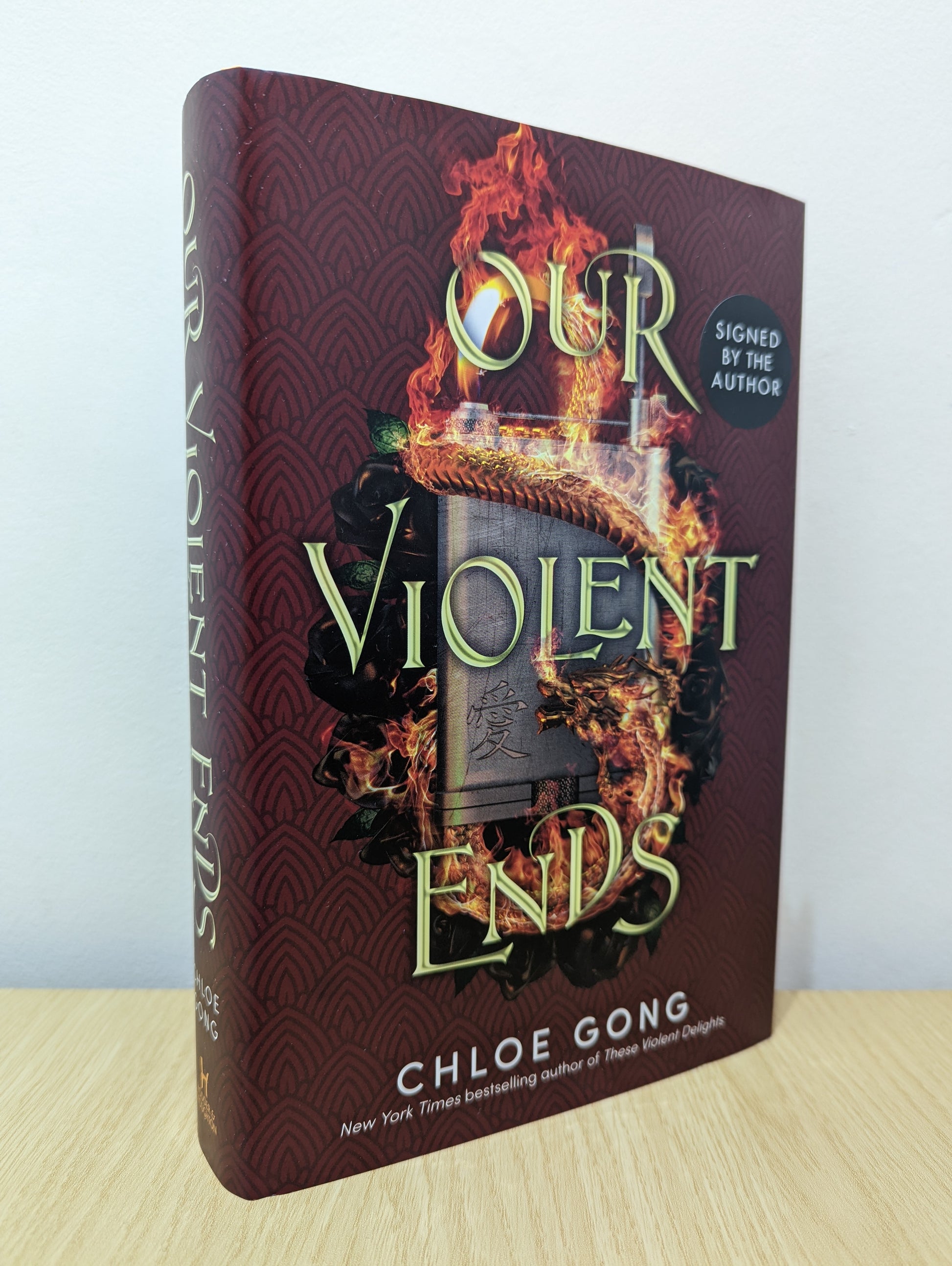 Our Violent Ends (Signed First Edition with sprayed edge)