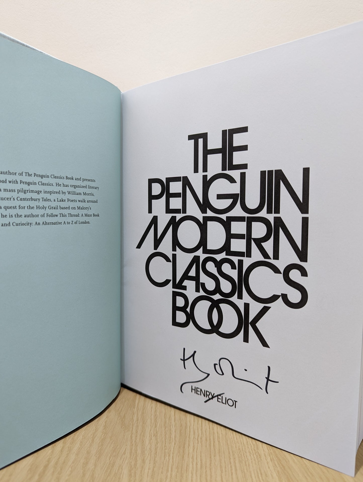 The Penguin Modern Classics Book (Signed First Edition)