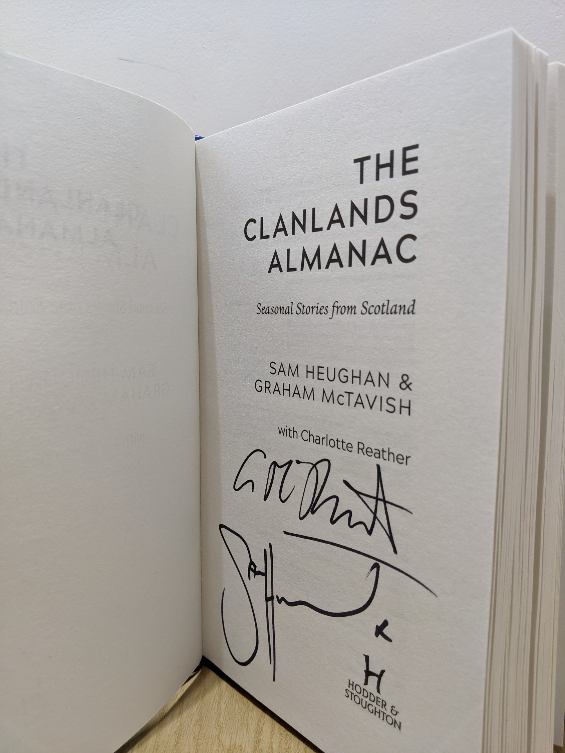 The Clanlands Almanac: Seasonal Stories from Scotland (Double Signed to Title Page)