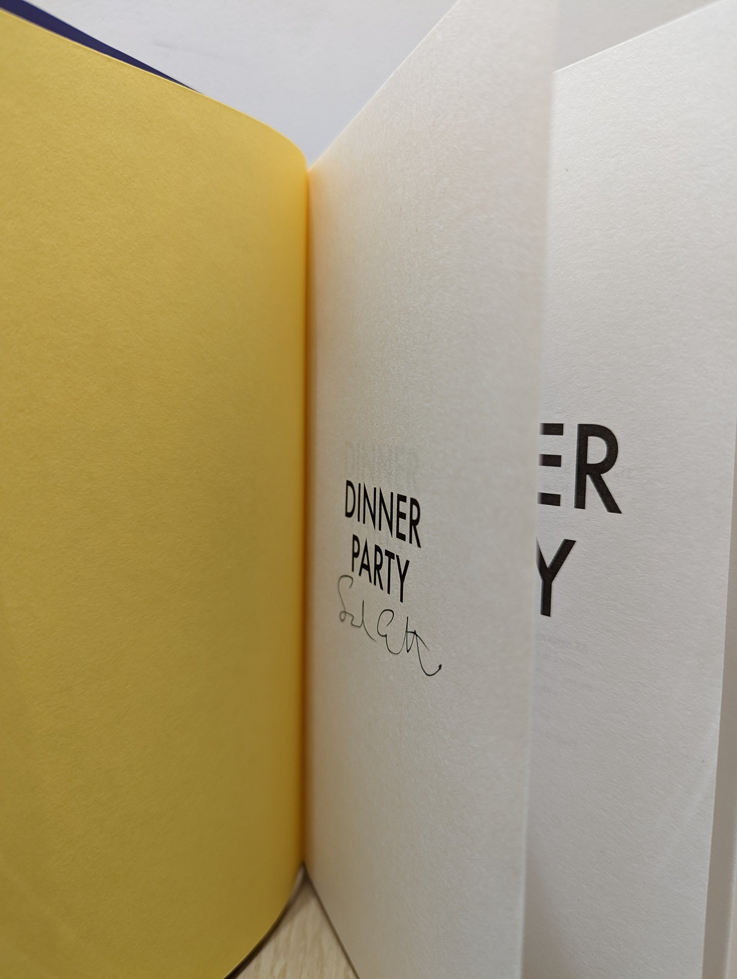 Dinner Party (Signed First Edition)