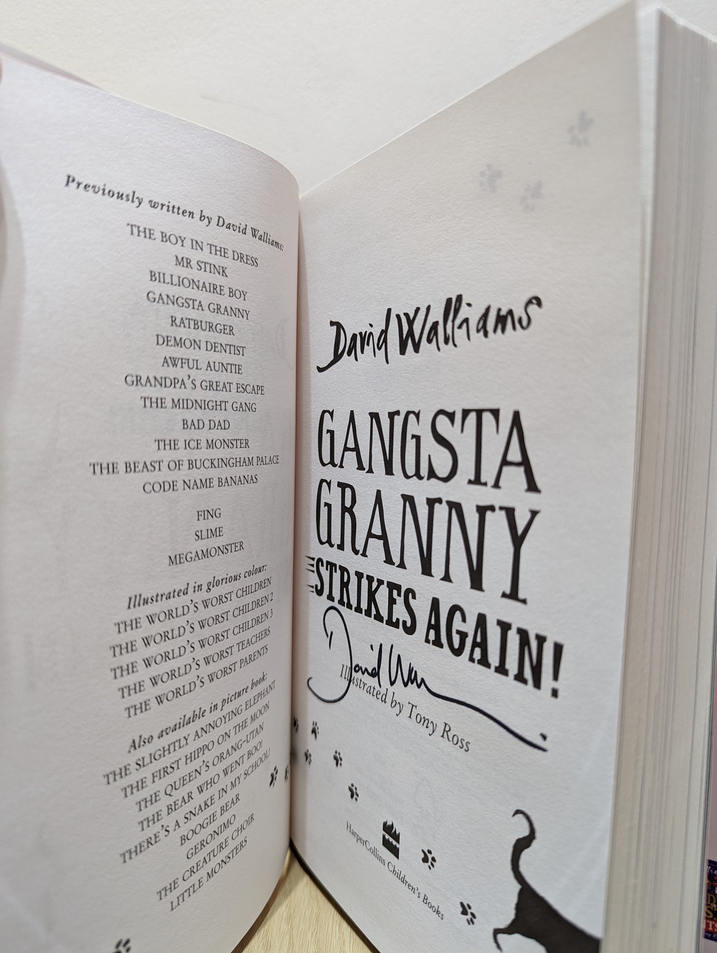 Gangsta Granny Strikes Again! (Signed First Edition)