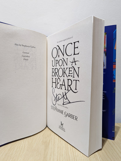 Once Upon A Broken Heart (Signed First Edition with book hidden cover)