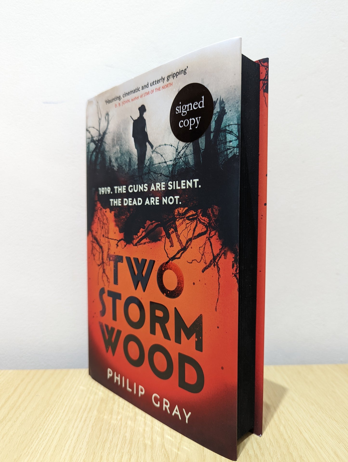 Two Storm Wood (Signed First Edition with sprayed edge)