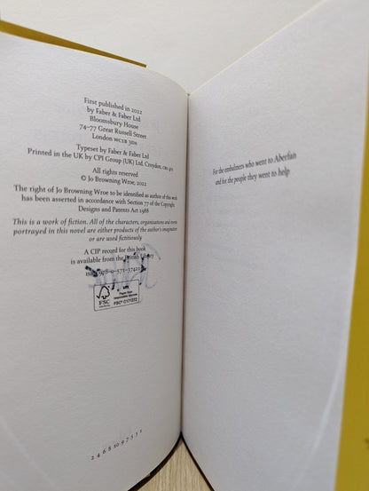 A Terrible Kindness (Signed First Edition with stencilled edges and extra content)