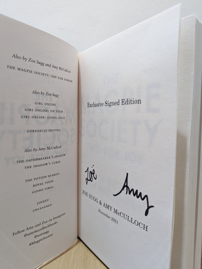 The Magpie Society: Two for Joy (Signed First Edition)