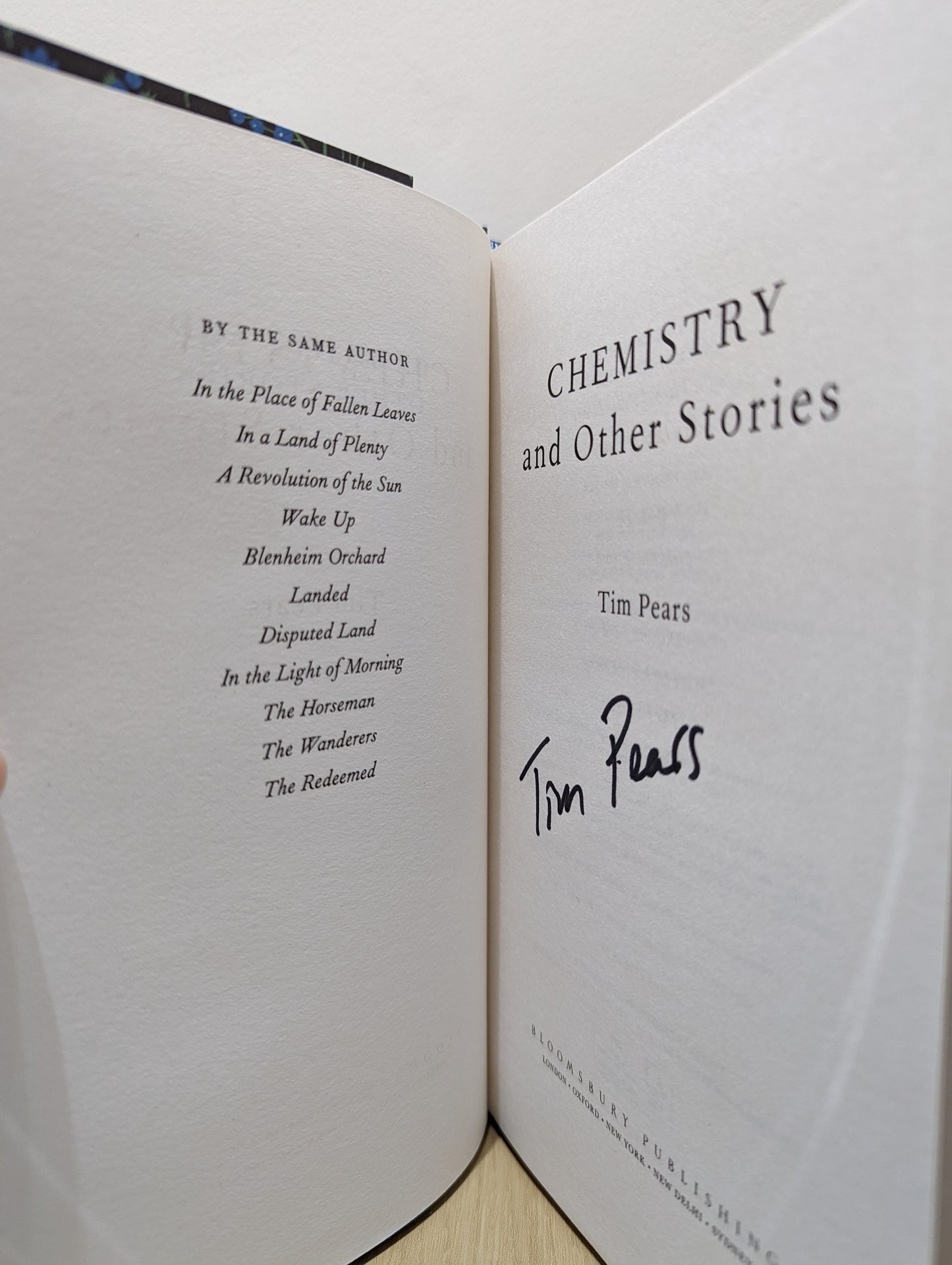 Chemistry and Other Stories (Signed First Edition)