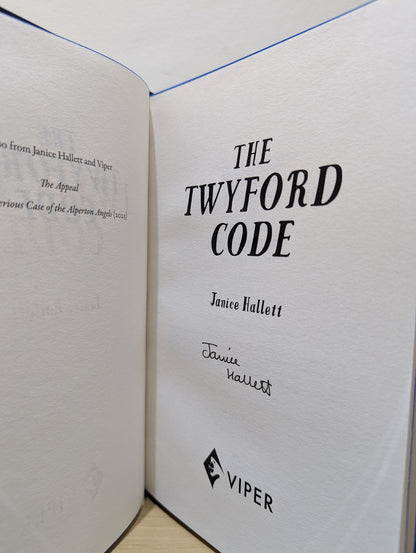 The Twyford Code (Signed First Edition with sprayed edges)