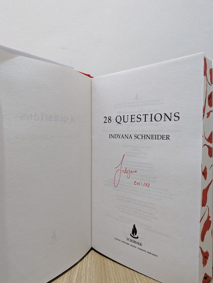 28 Questions (Signed First Edition with sprayed edges)