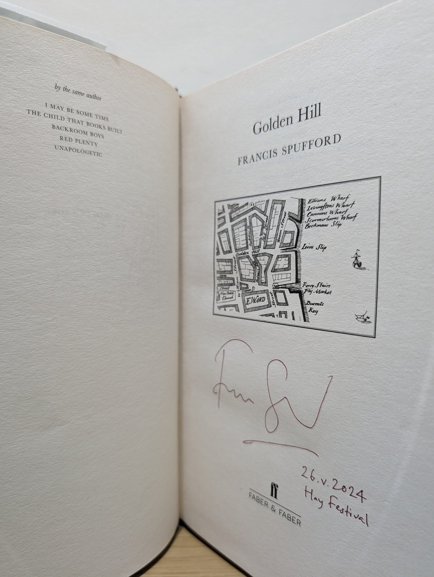 Golden Hill (Signed Dated First Edition)