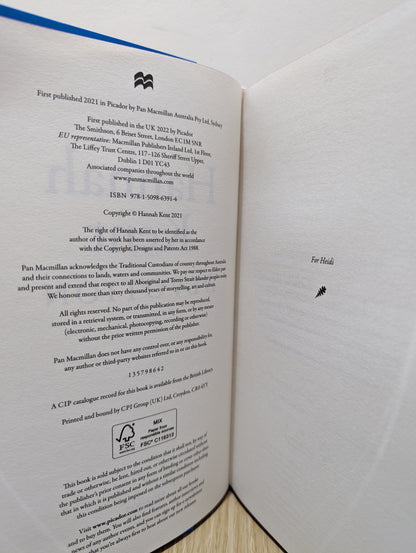 Devotion (Signed First Edition with sprayed edges)