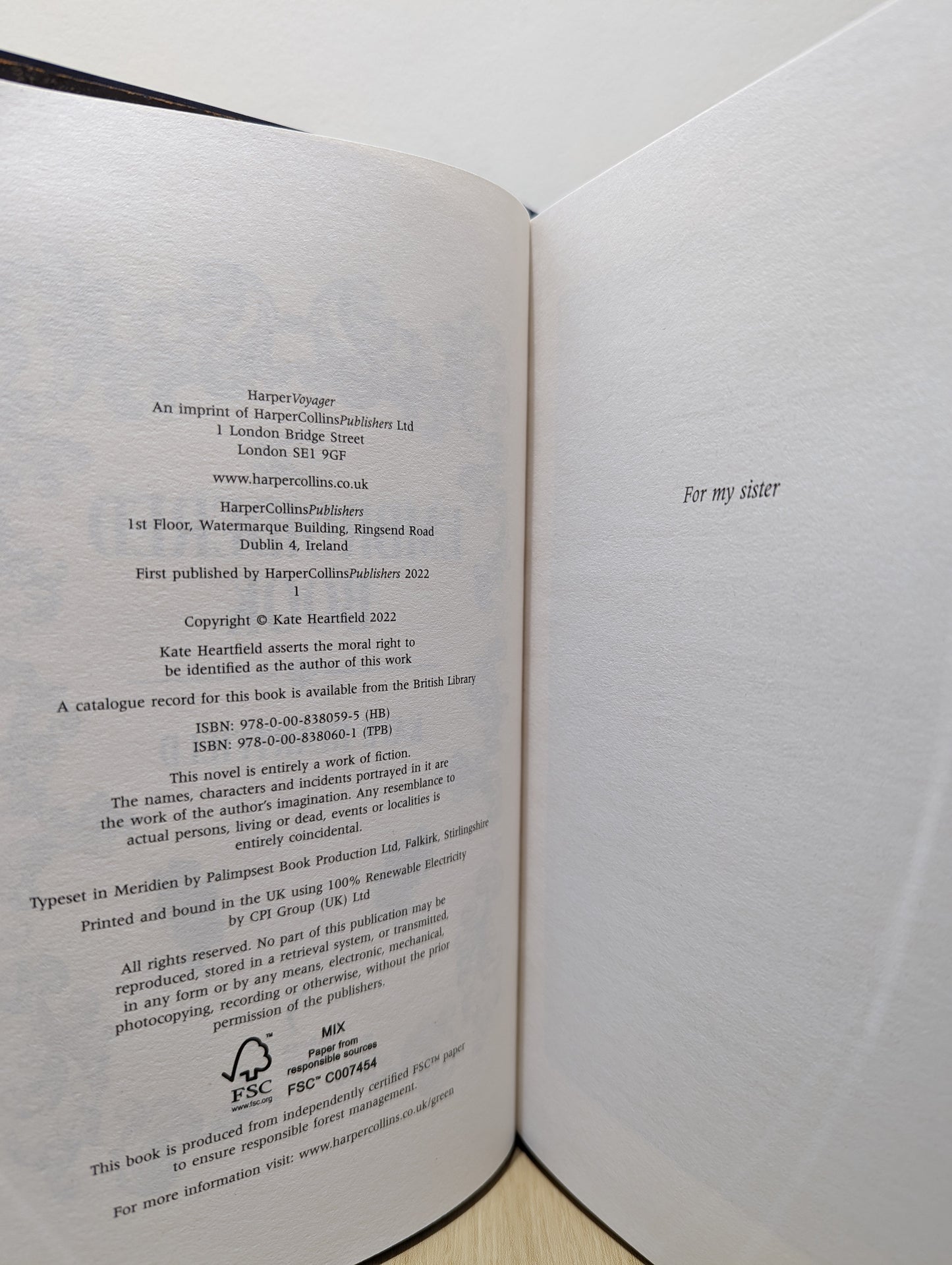 The Embroidered Book (Signed First Edition)