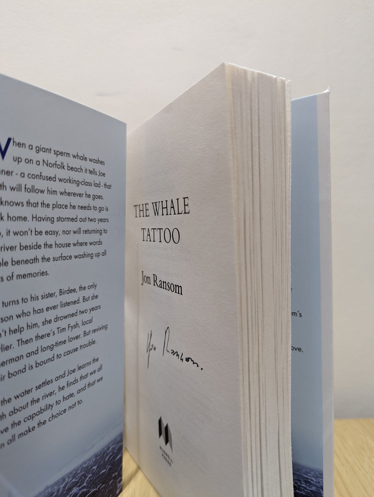 The Whale Tattoo (Signed First Edition)