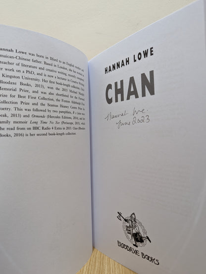 Chan (Signed First Edition)