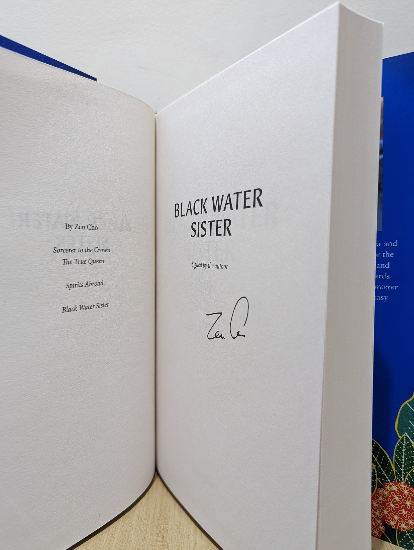 Black Water Sister (Signed First Edition)