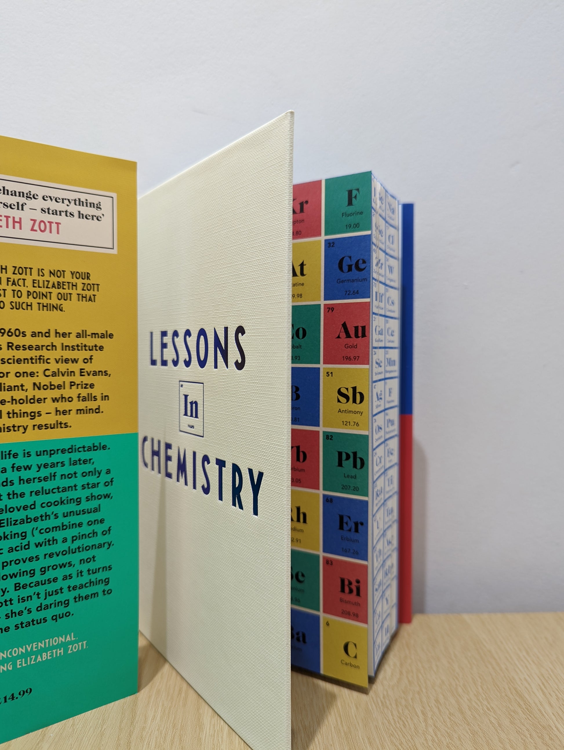 Lessons in Chemistry (Signed Stamped True First Edition with stencilled edges and extra scene)