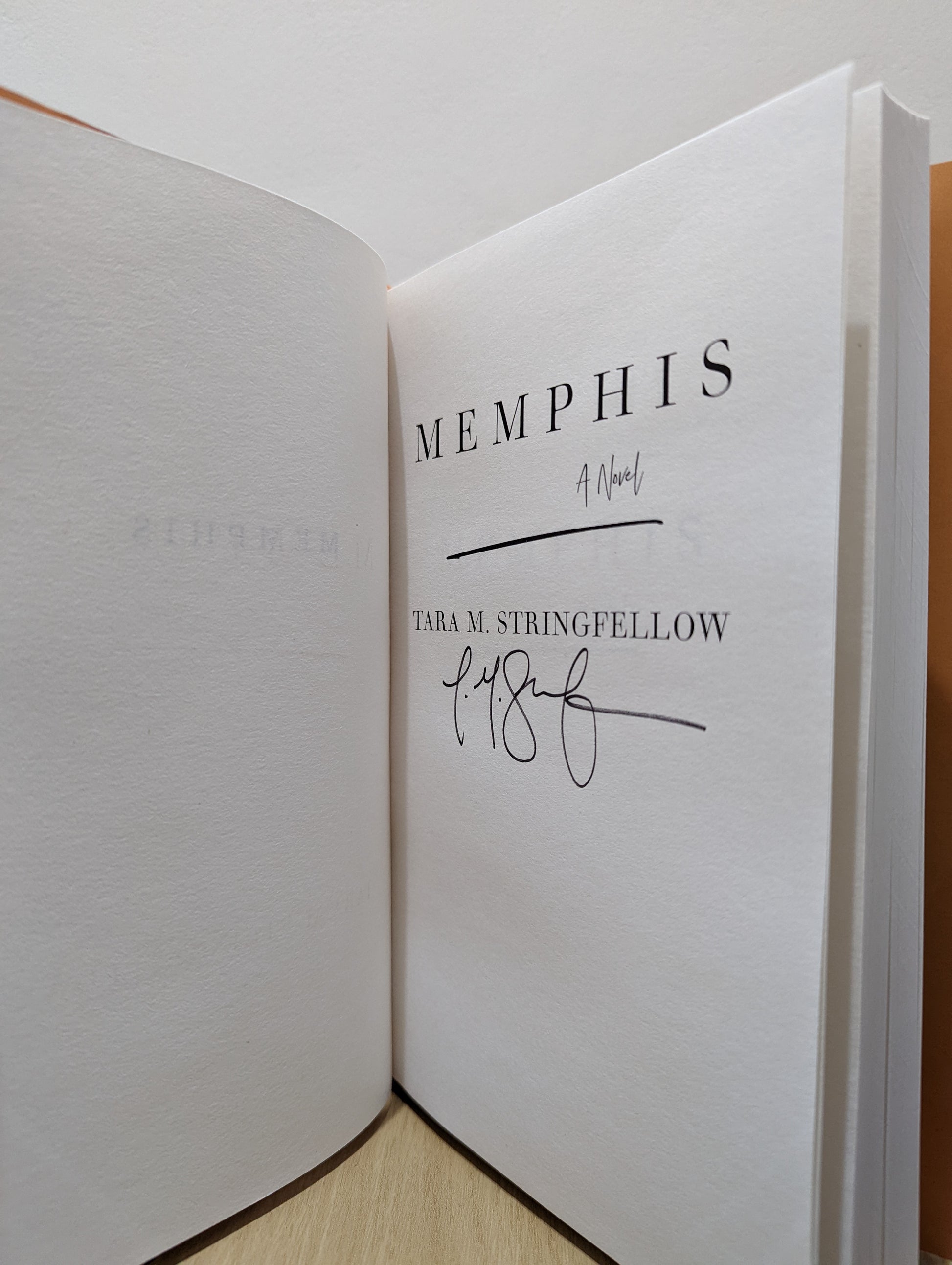 Memphis: A Novel (Signed First Edition with extra chapter)