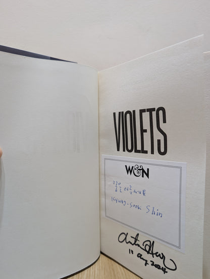 Violets (Signed Bookplate First Edition)