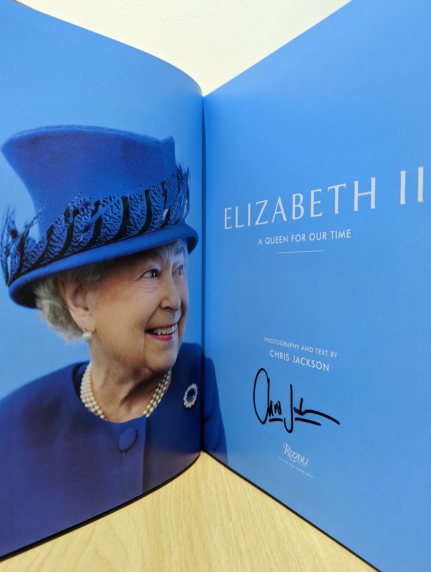 Elizabeth II: A Queen for Our Time  (Signed by photographer First Edition)