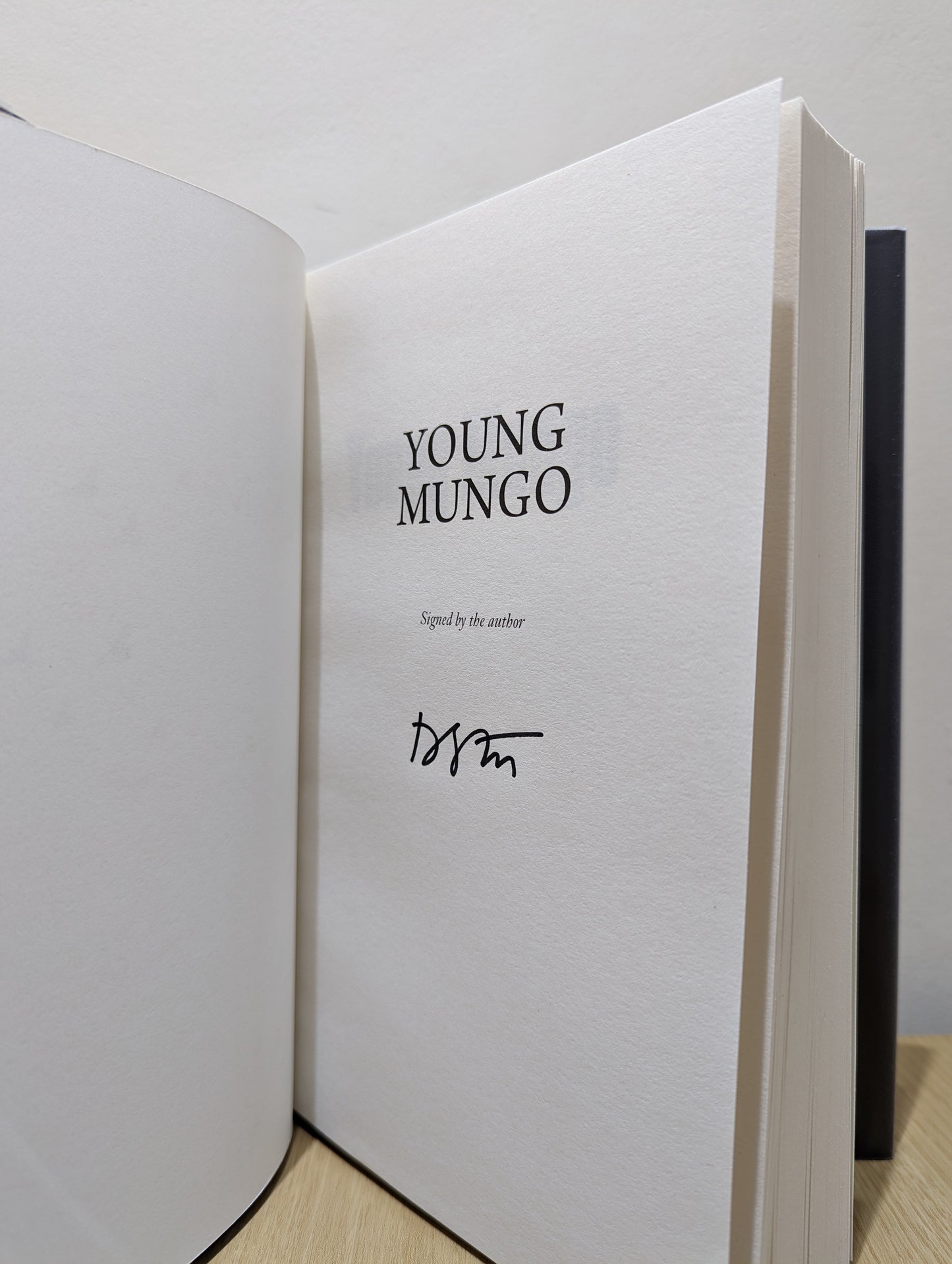 Young Mungo (Signed First Edition with extra essay)