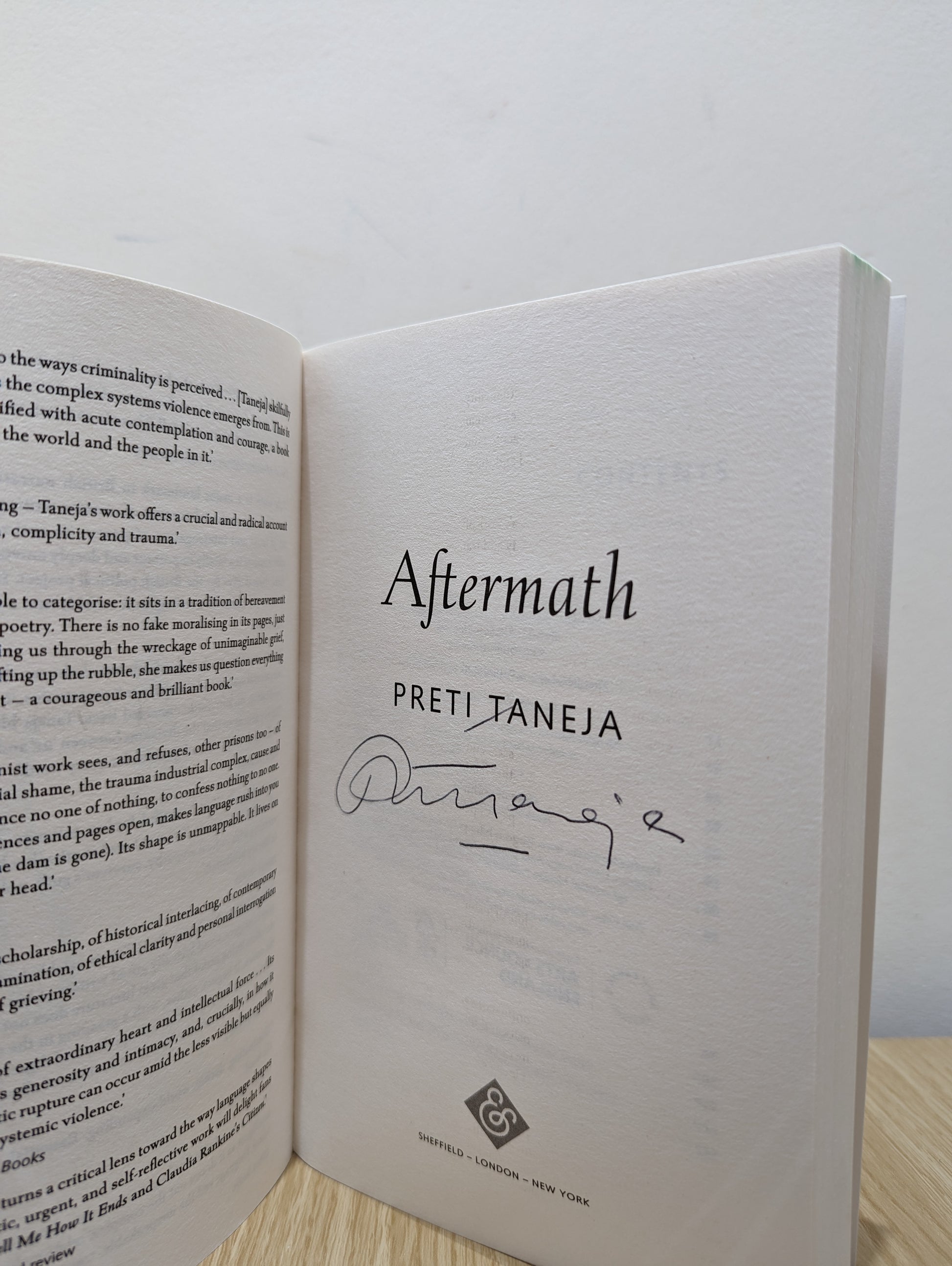 Aftermath (Signed First Edition)