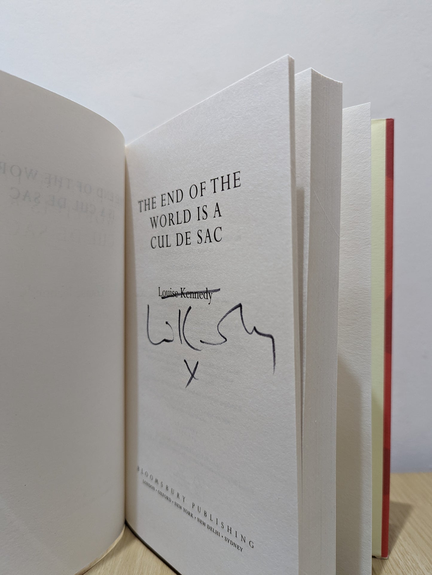 The End of the World is a Cul de Sac (Signed First Edition)