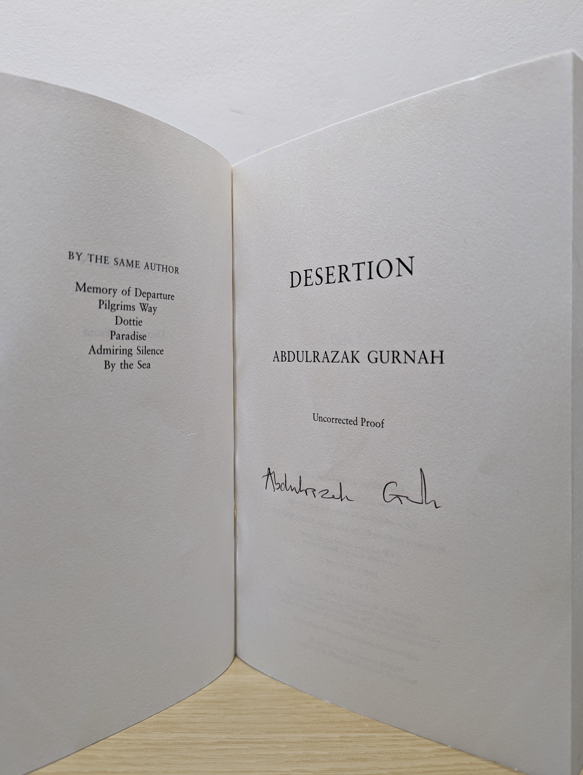 Desertion (Signed Proof Edition)