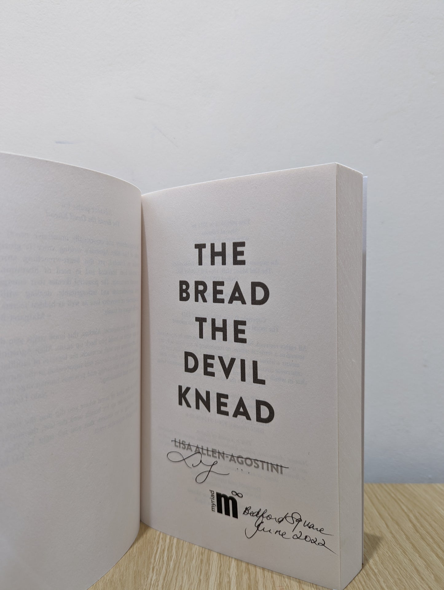 The Bread the Devil Knead (Signed First Edition)