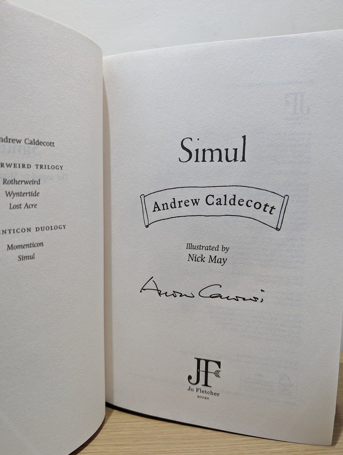 Momenticon; Simul (Signed First Edition)