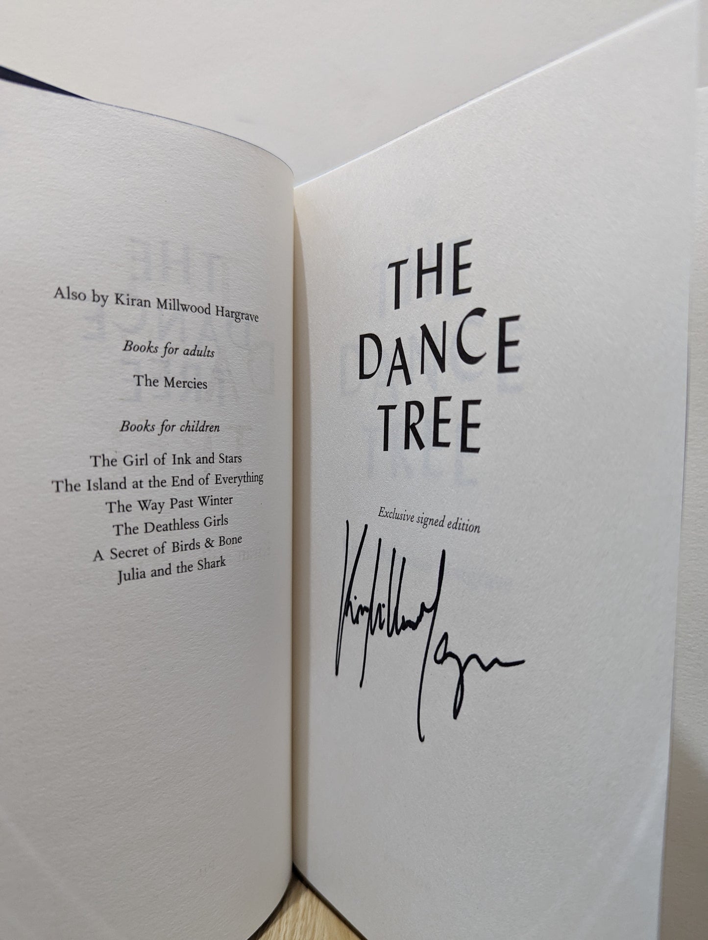 The Dance Tree (Signed First Edition with sprayed edges)